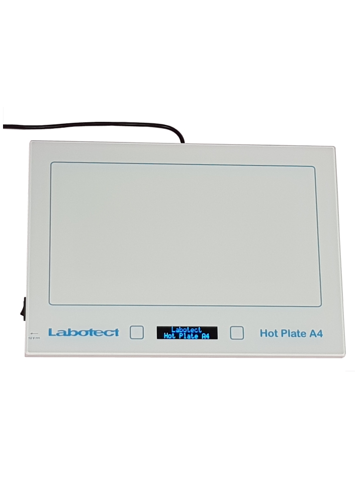 The Hot Plate A4 is extremely flat with an intuitive menu in the integrated control unit and a very easy to clean glass surface